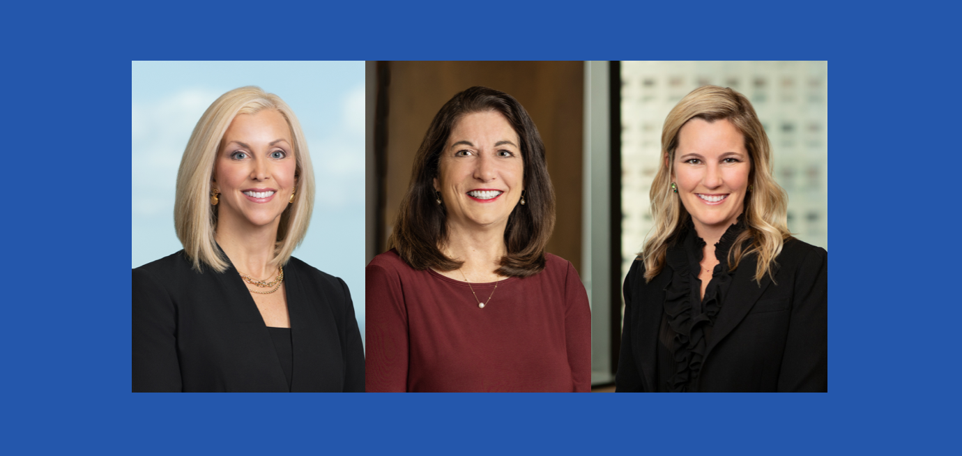 L-R: M. Hintson, J. Pitchford, M. Richter; images courtesy of Shumaker.